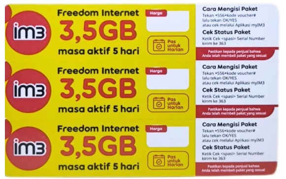 Voucher 3.5GB 5Hari