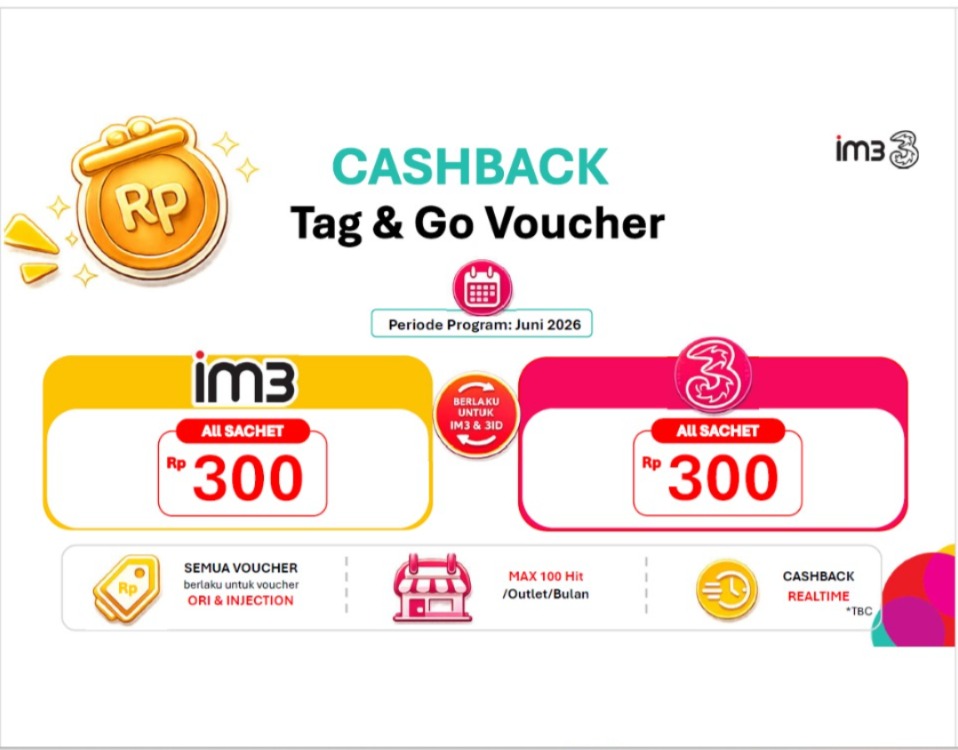 Cash Back Tag n Go Voucher ( Khusus Retail Outlet)